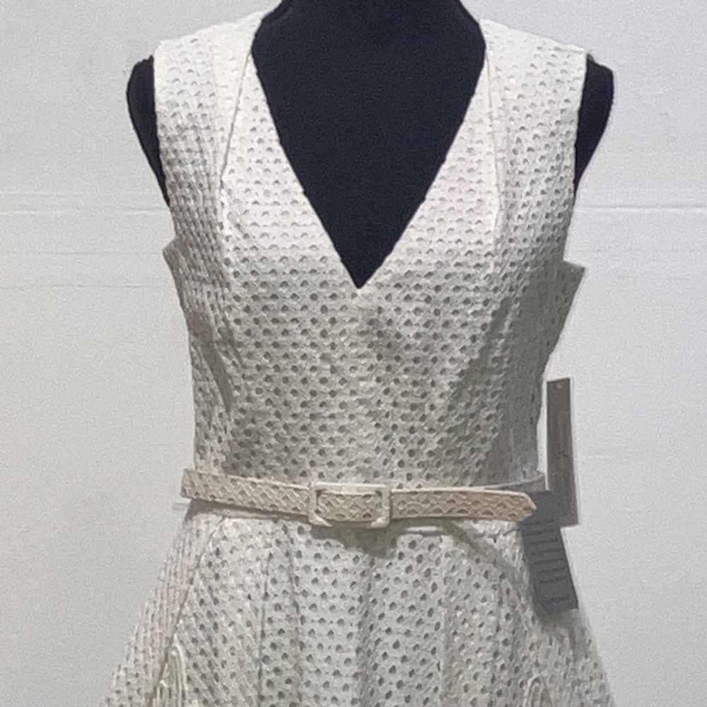 Eliza J white eyelet dress - Picture 8 of 13
